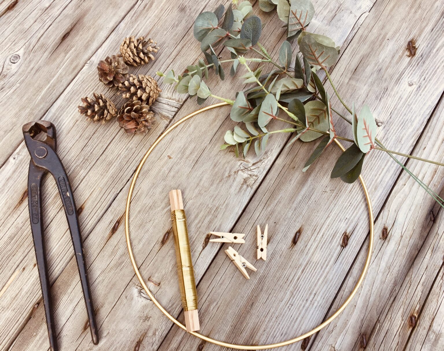 DIY DECO : LA COURONNE VÉGÉTALE