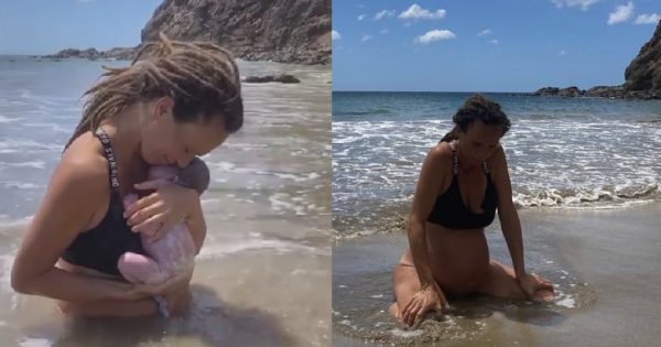 Donner naissance à son fils dans l'océan : le choix de la maman Josy