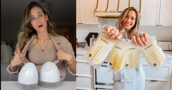 Une mère donne son lait maternel et explique sur tiktok comment utiliser un tire-lait.