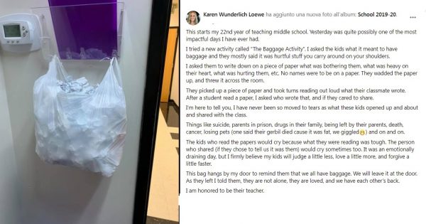 L'activité "bagage" : comment une enseignante fait comprendre à ses élèves qu'ils ne sont pas seuls