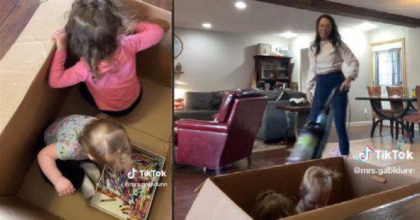 Elle met ses enfants dans la boîte pour un moment de paix : une mère partage l'idée sur TikTok