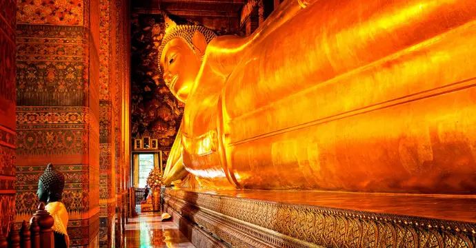 Temple du Bouddha couché Thaïlande