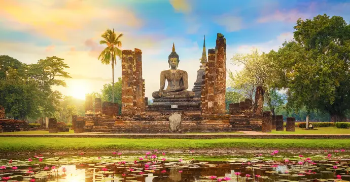 Temple Wat Mahathat Thaïlande