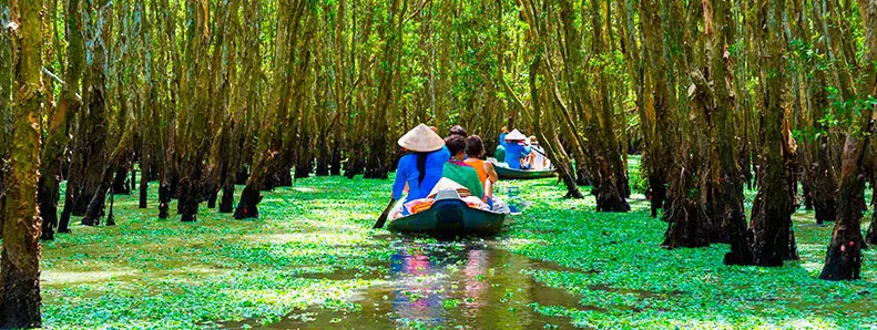 La vie dans le delta du Mékong, Vietnam