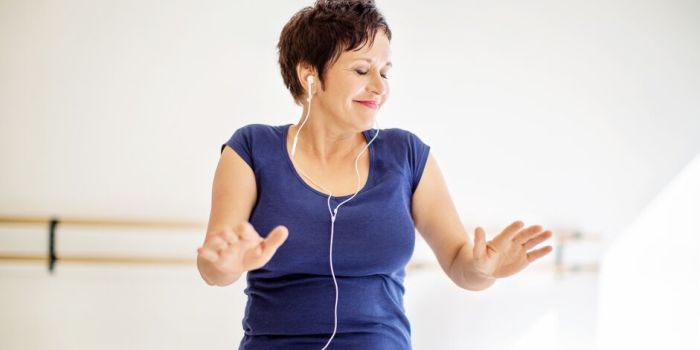 person dancing in a dance studio