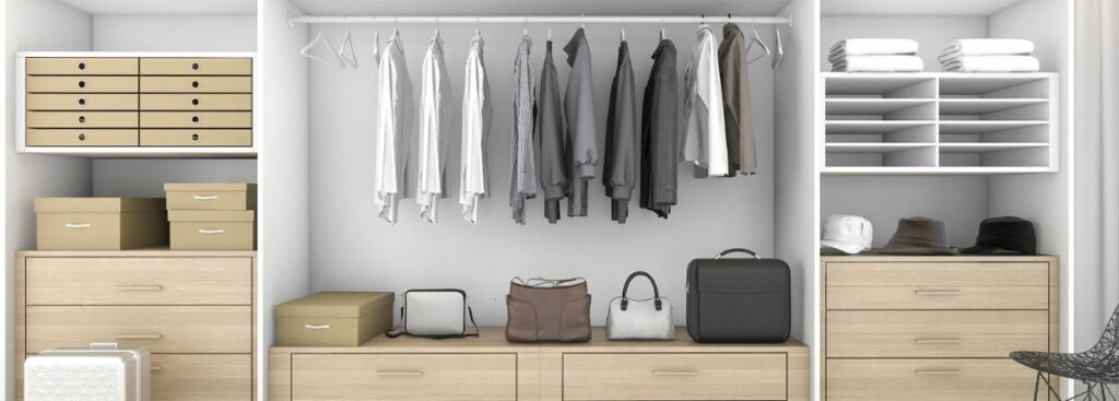 6 astuces pour augmenter l’espace de rangement dans votre placard 6 trucos para aumentar el espacio de almacenamiento en tu armario
