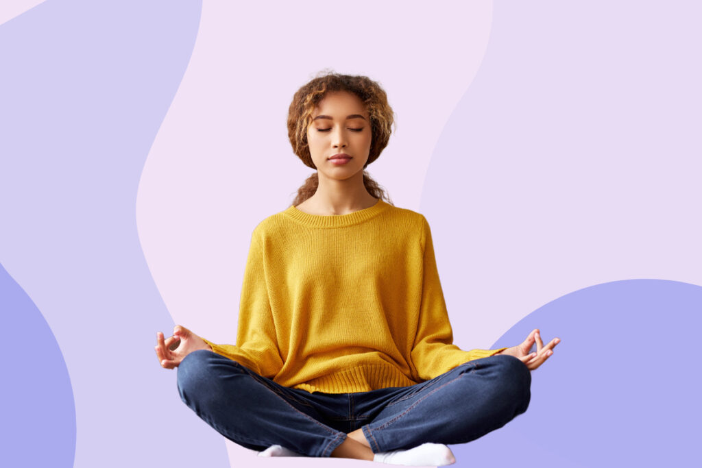 La pleine conscience pour les adolescents teen practicing mindfulness meditation