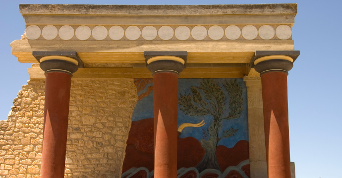 Palais de Knossos - ruines en Grèce