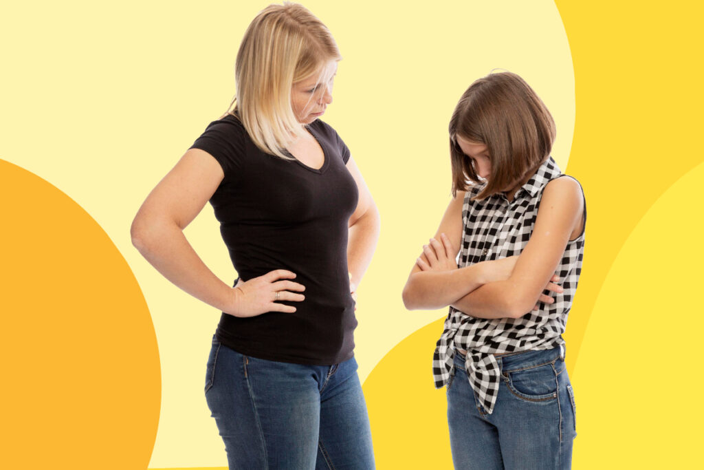 narcissist mother traits looking at daughter unhappy