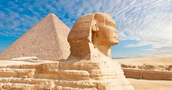 Grand Sphinx Pyramides de Gizeh