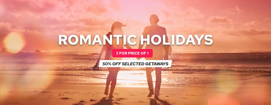Des vacances romantiques pour tomber amoureux… 2 voyages pour le prix d’1 ! Romantic holidays