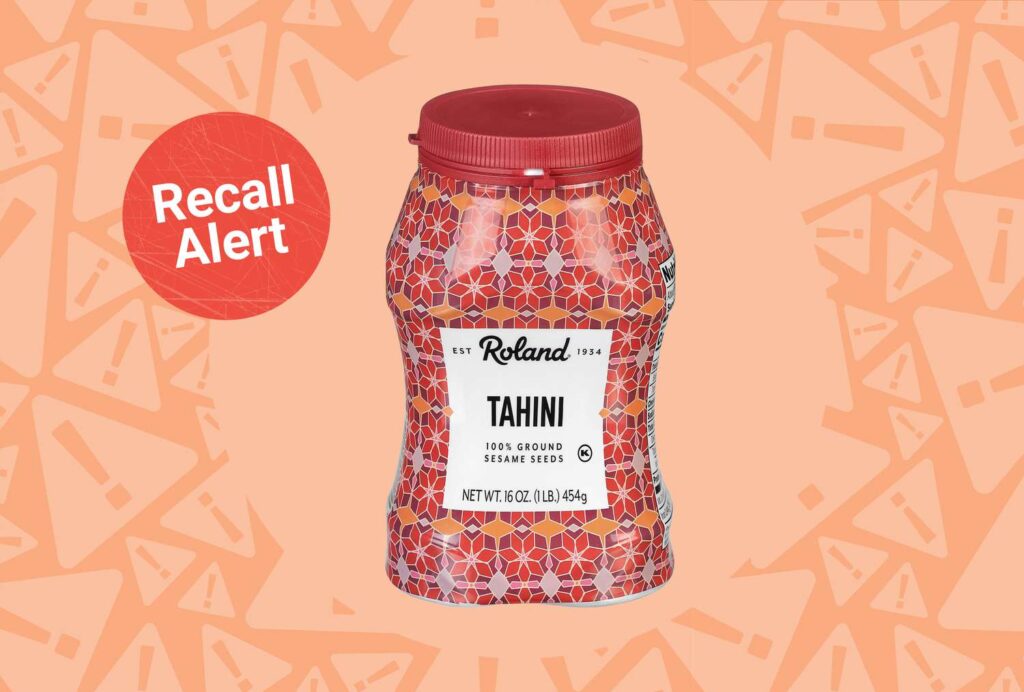 Le tahini est rappelé dans tout le pays en raison d’une éventuelle contamination par des salmonelles Le tahini est rappelé dans tout le pays en raison d'une éventuelle contamination par des salmonelles