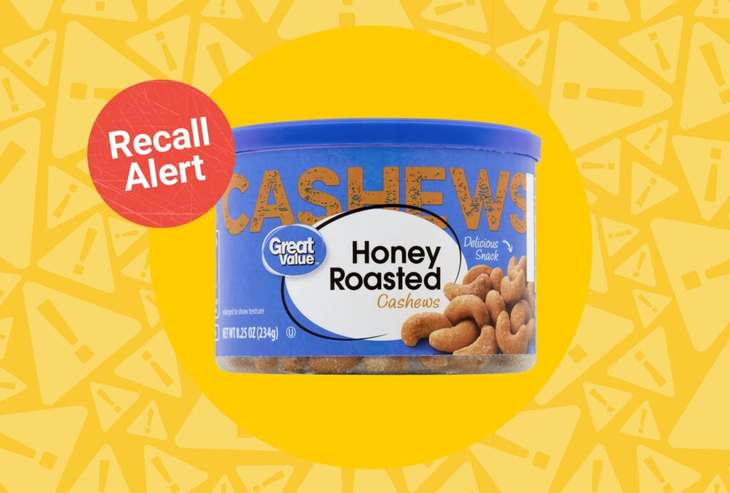 Les noix de cajou vendues chez Walmart sont rappelées dans tout le pays en raison de la présence d'allergènes non déclarés.
