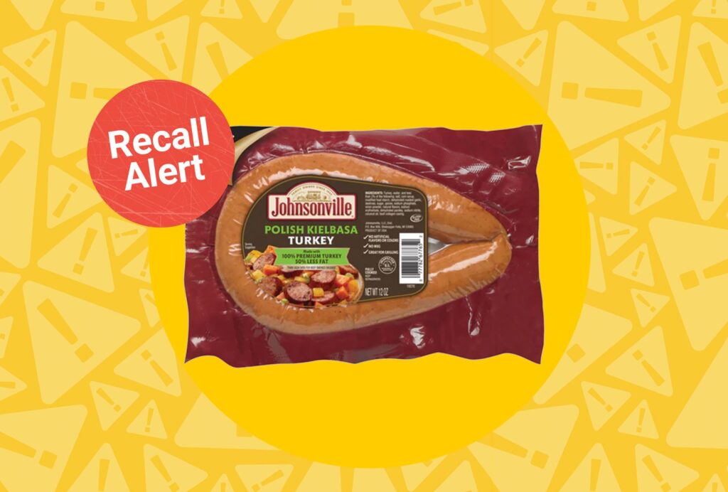 Rappel de plus de 35 000 livres de saucisses kielbasa à la dinde en raison de la présence de morceaux de caoutchouc dans le produit