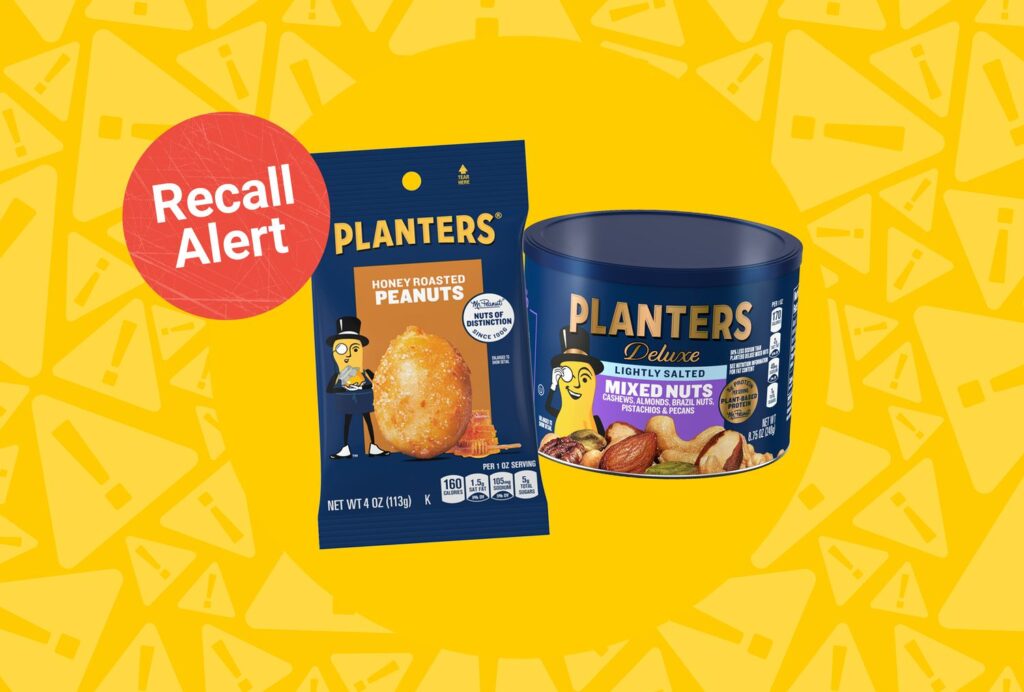 Planters rappelle des produits à base de cacahuètes en raison d'un risque potentiel de Listeria