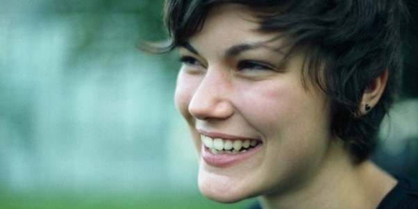 person giving a big smile