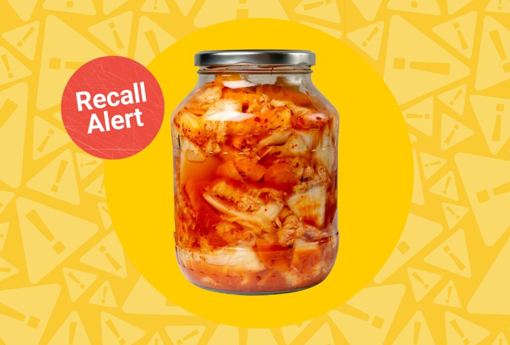Plus de 30 000 bocaux de kimchi rappelés dans 10 États