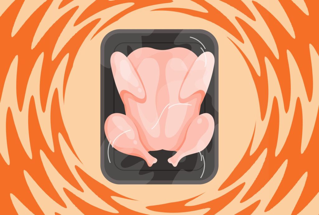 La proposition de l'USDA rendra illégale la présence de salmonelles dans le poulet