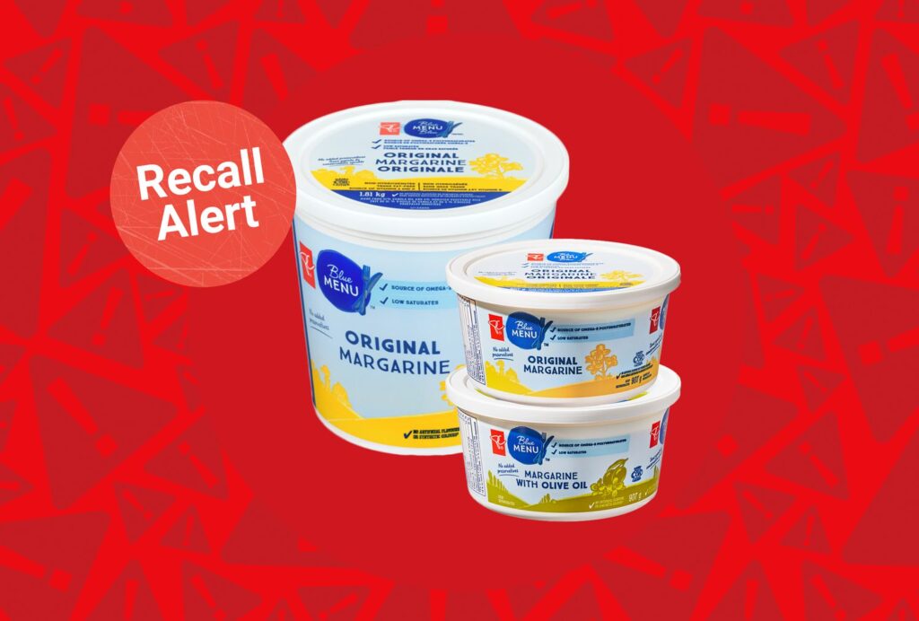 Margarine rappelée dans tout le Canada en raison de la présence de moisissures dans le produit