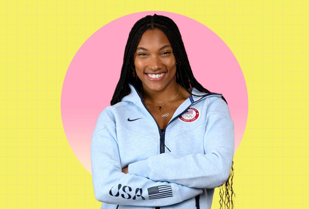 Tara Davis-Woodhall ne jure que par ce dîner riche en protéines