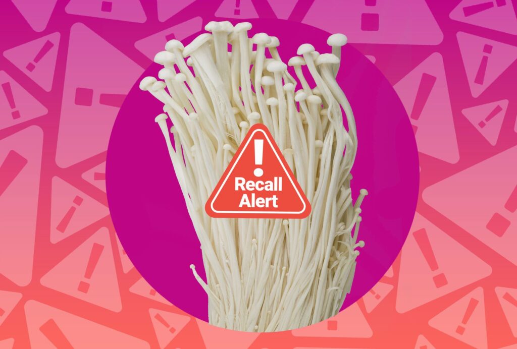 Champignons rappelés dans tout le pays en raison d'un risque de listeria