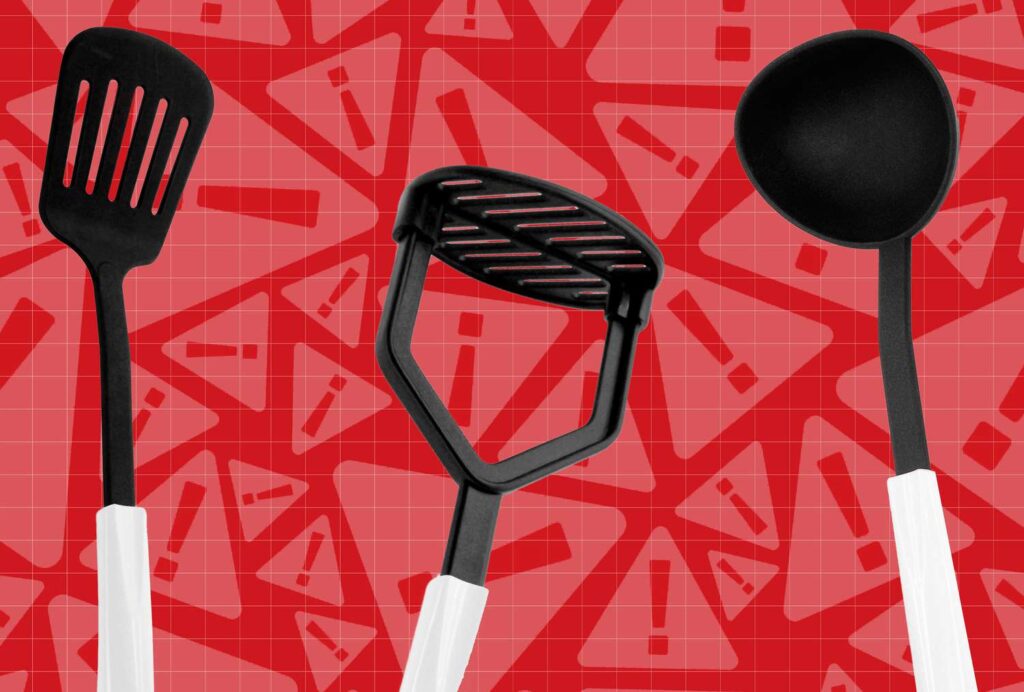 Des retardateurs de flamme interdits trouvés dans des ustensiles de cuisine
