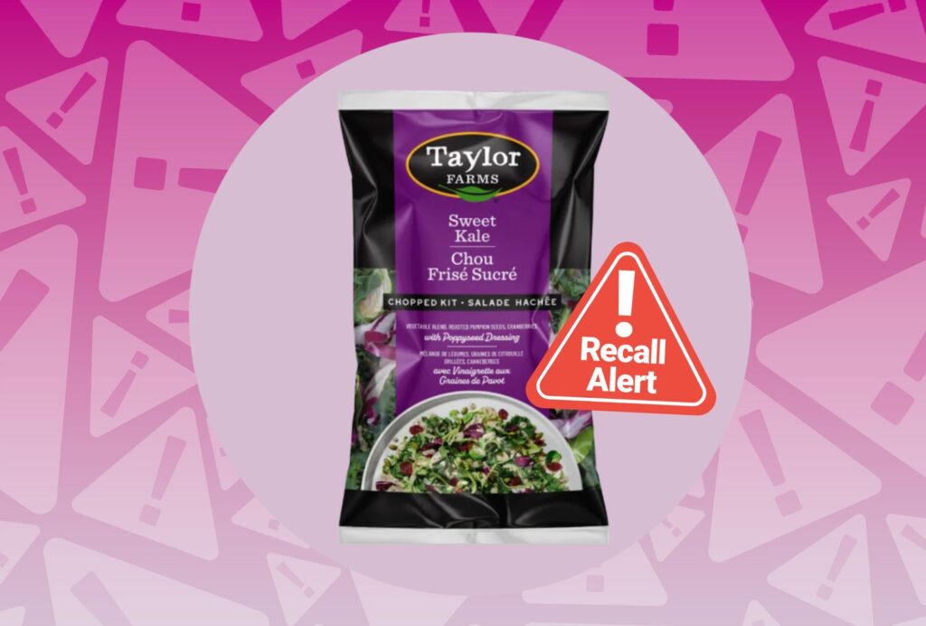 Salades en sachet rappelées au Canada en raison de la présence de salmonelles