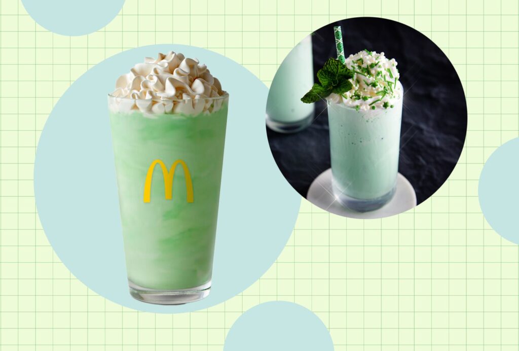 Ce Shamrock Shake contient beaucoup moins de sucre que celui de McDonald’s Ce Shamrock Shake contient beaucoup moins de sucre que celui de McDonald's