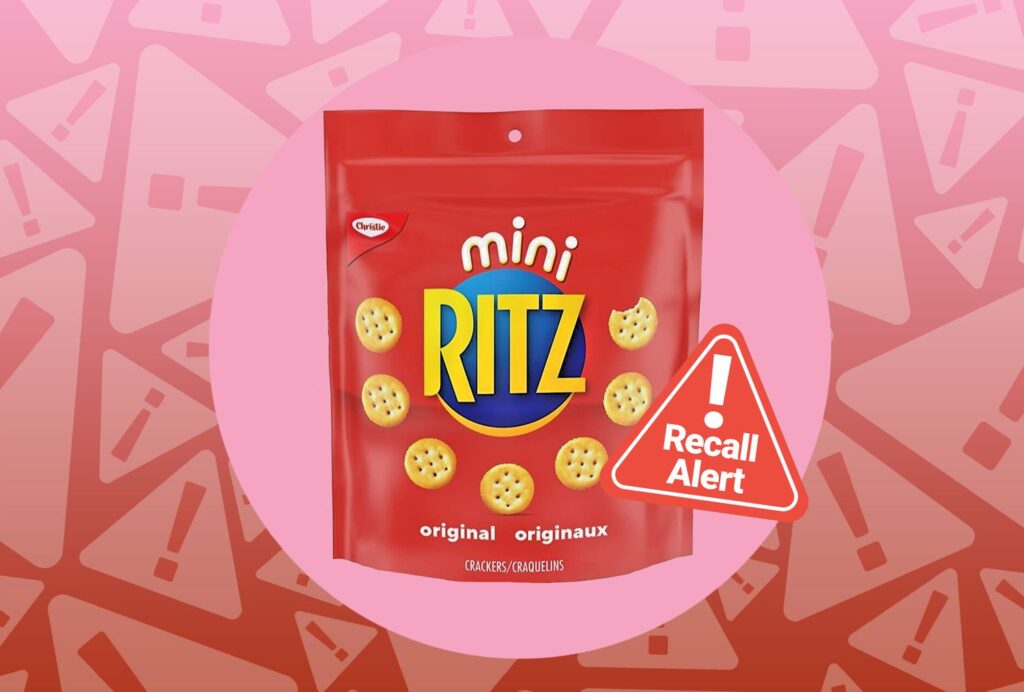 Les biscuits Ritz sont actuellement rappelés au Canada Les biscuits Ritz sont actuellement rappelés au Canada