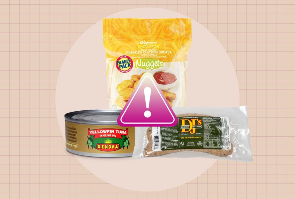 Rappels nationaux de thon, de poulet et d'autres produits en conserve
