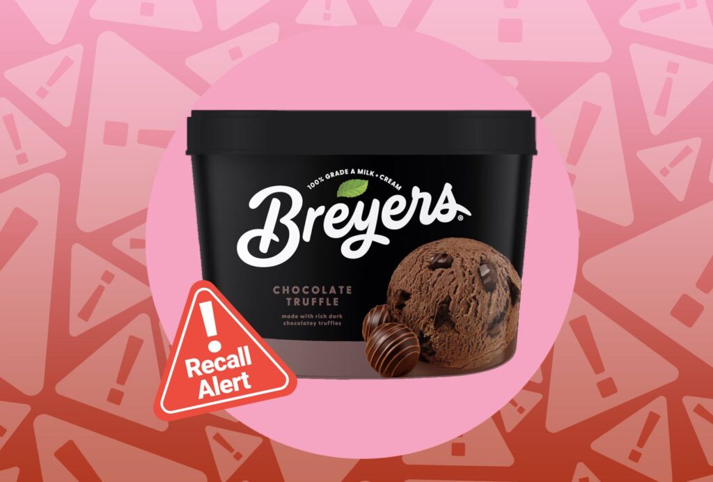 La crème glacée Breyers est rappelée à l'échelle nationale La crème glacée Breyers est rappelée à l'échelle nationale