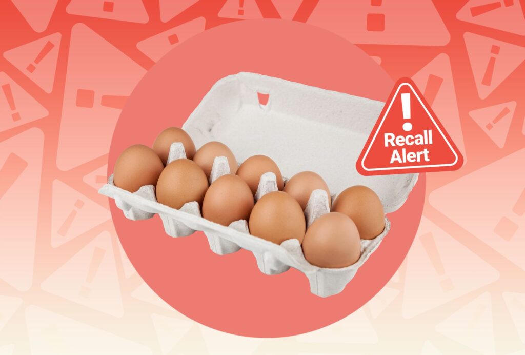 Plus de 1,7 million d'oeufs bruns rappelés à cause de Salmonella