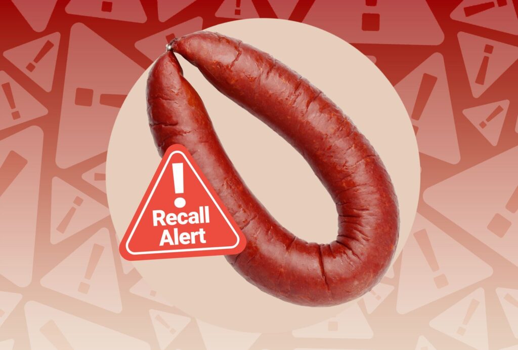 Saucisse rappelée dans tout le pays en raison d'une contamination métallique