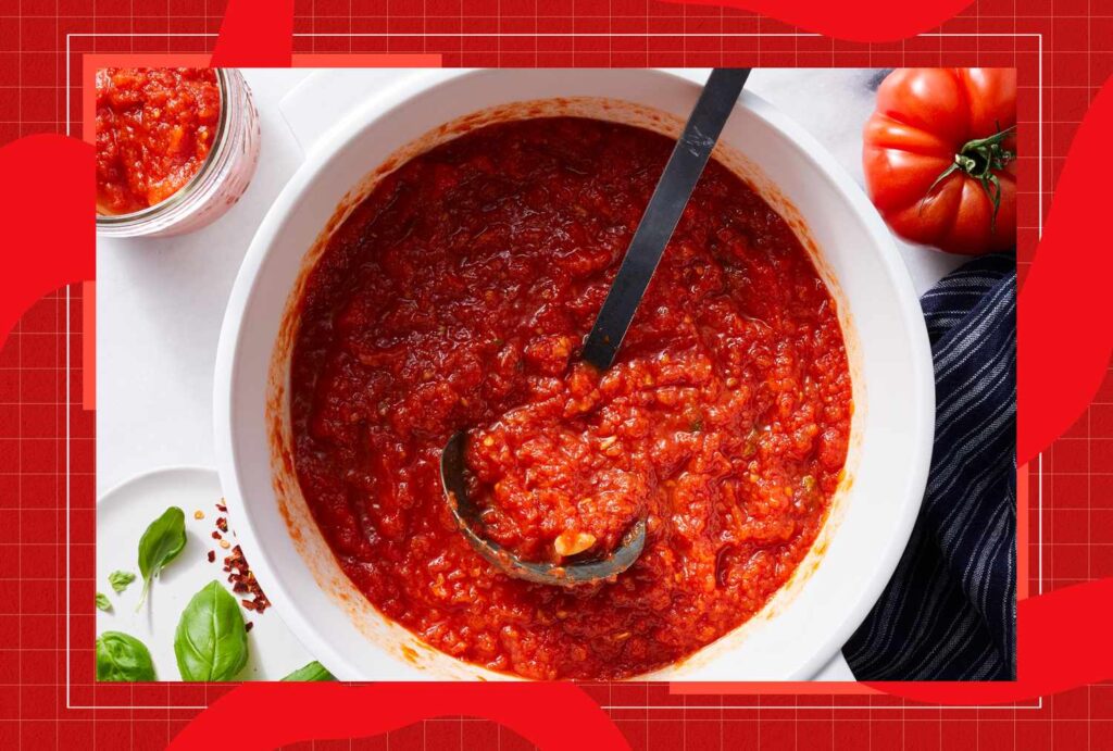 La mise à niveau à 1 ingrédient pour ajouter des fibres à la sauce pour pâtes