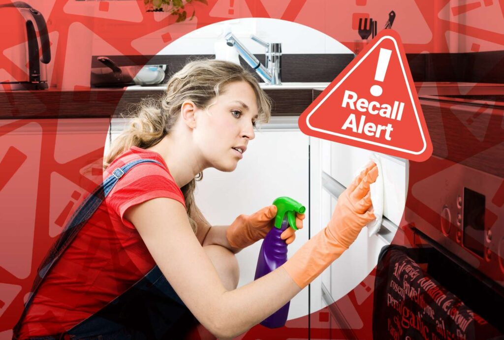 Rappel de 1,5 million de bouteilles de produits de nettoyage