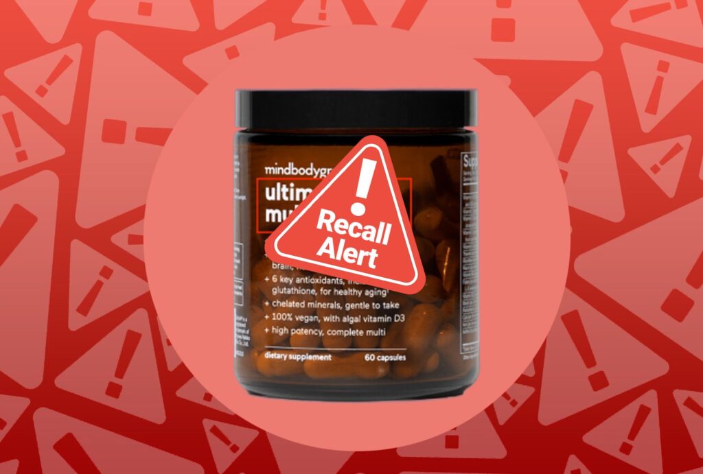 Une multivitamine populaire est rappelée dans tout le pays