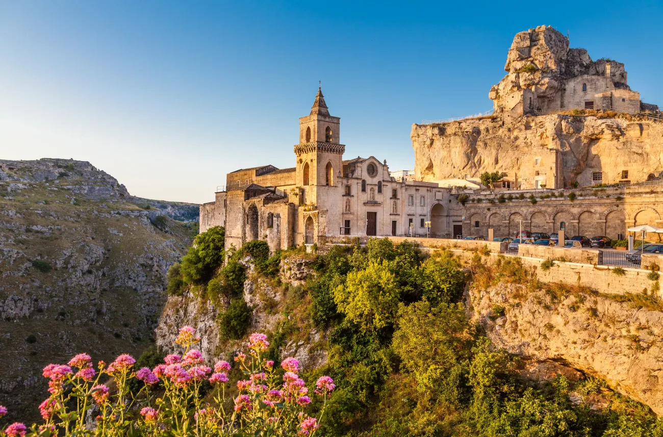 Matera au lever du soleil