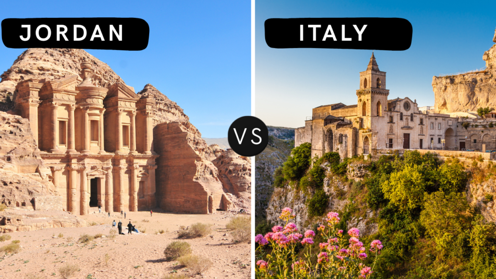 Jordanie ou Matera : comparaison des merveilles anciennes et des paysages épiques pour 2026