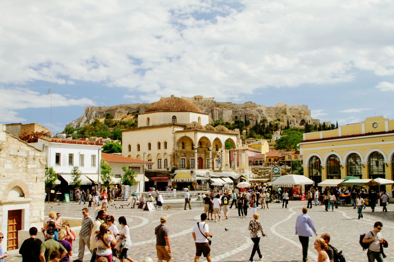 Place Monastiraki et marché aux puces