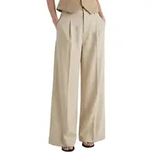 Product image of Wrinkle-Free Wide Leg Dress Pants