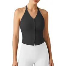 Product image of G4Free Ribbed Halter Crop Tank