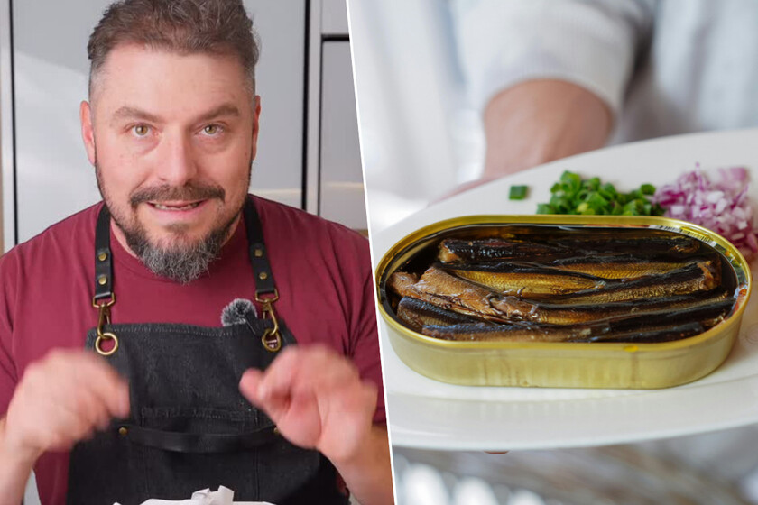 Carlos Gómez, chef : « C'est ainsi que l'on peut améliorer les sardines en conserve avec uniquement du fromage frais, du concombre et du poivron rouge »