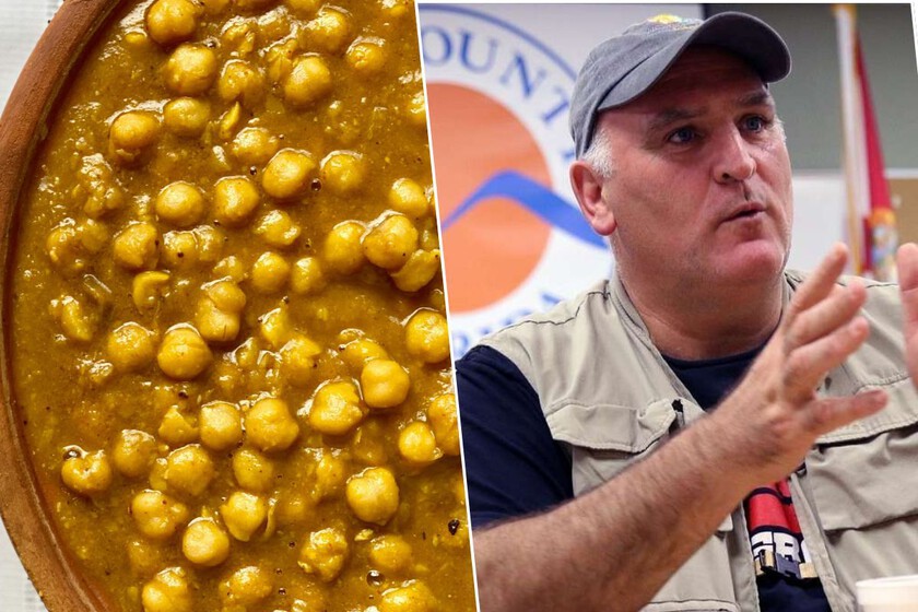 Dîner du chef avec un pot de pois chiches et fruits de mer : la recette la plus complète et la plus simple de José Andrés