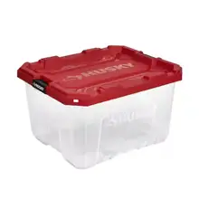 Product image of Husky 27-Gallon Pro Grip Storage Tote