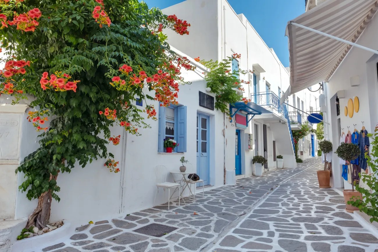 Village de Parikia Grèce