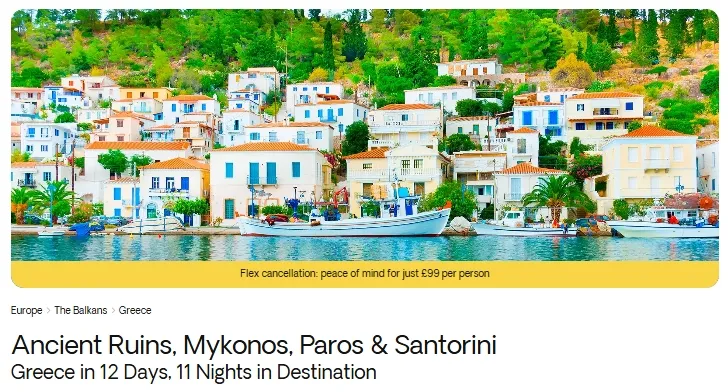Ruines antiques, Mykonos, Paros et Santorin (2)