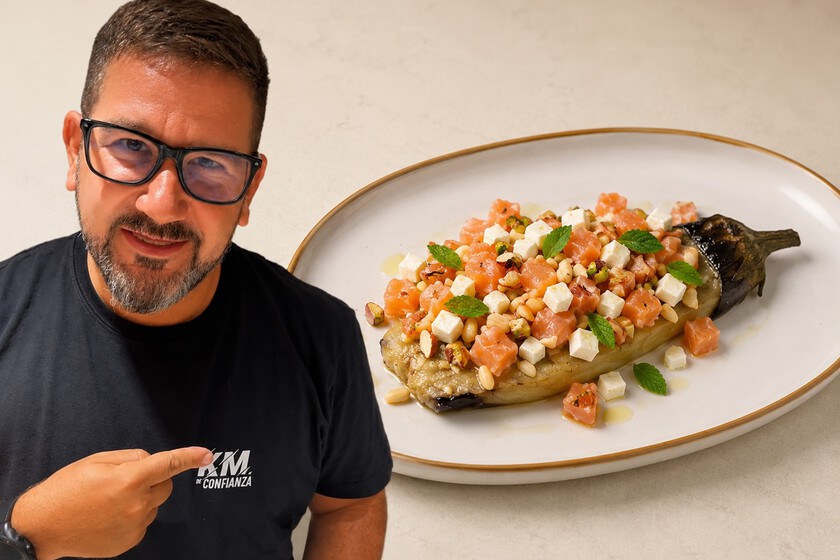 Dani García, chef : "Les aubergines les plus délicieuses sont préparées au micro-ondes avec un peu d'eau, de l'huile d'olive, un peu de fromage frais, du saumon fumé et des noix."