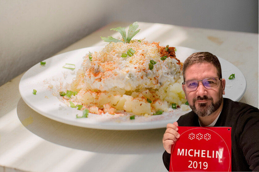 Dani García partage sa salade de pommes de terre préférée pour l'été : elle contient du thon, de la tomate, du concombre et de l'œuf