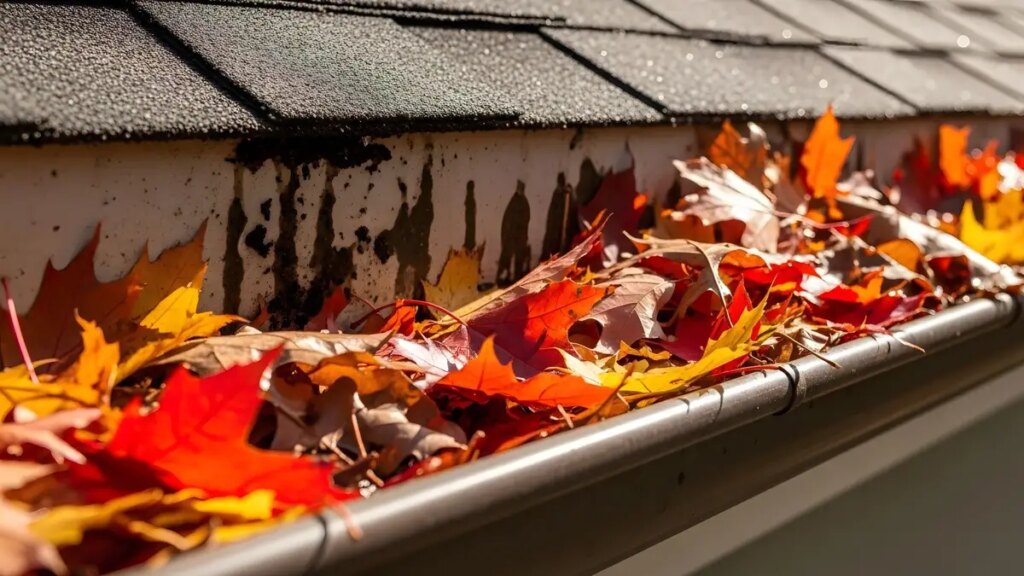 Des feuilles mortes : comment nettoyer facilement vos gouttières Des feuilles mortes : comment nettoyer facilement vos gouttières