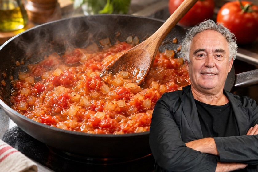 Ferran Adrià, chef : "La sauce la plus savoureuse n’est pas un oignon et deux tomates. « Il y a 100 grammes d'oignon et 80 grammes de tomate »